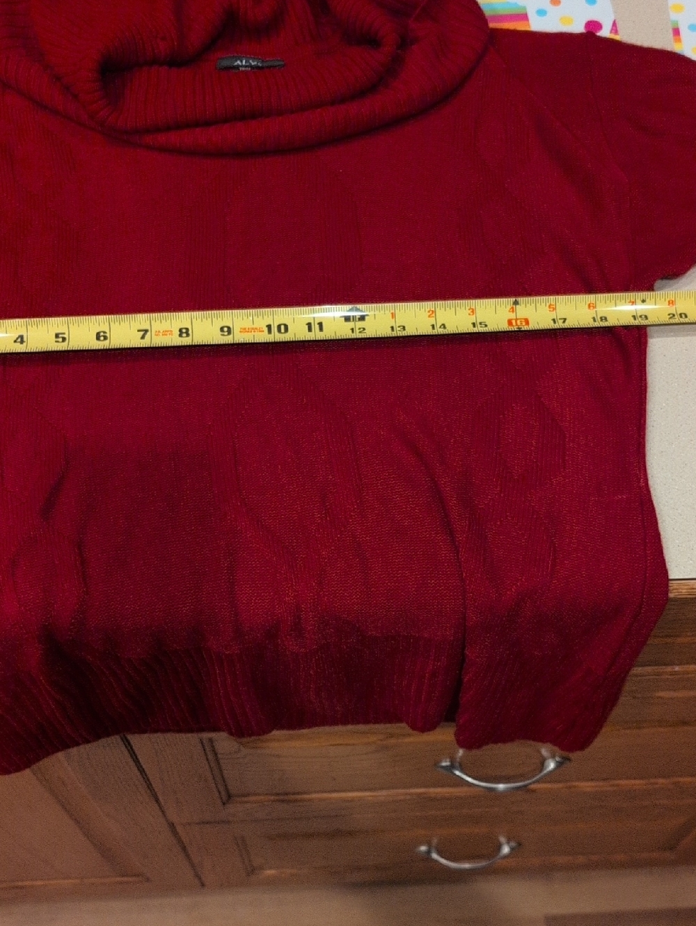 Red Cowl Neck Sweater by ALYX - Picture 12 of 12